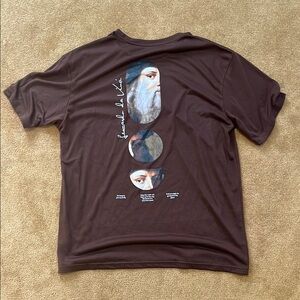 Brown Graphic Men's Shirt